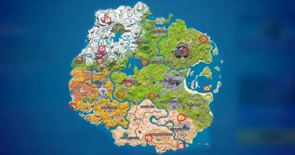 The Fortnite Map: Key Locations and Resources