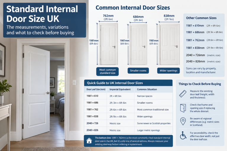 Standard Internal Door Size UK: The Measurements, Variations and What to Check Before Buying